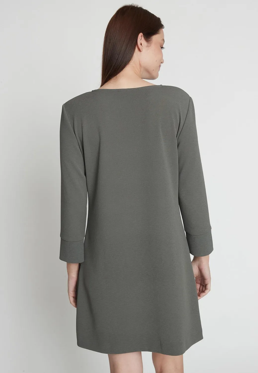 Ana Alcazar Margalyn abito grigio anni 60