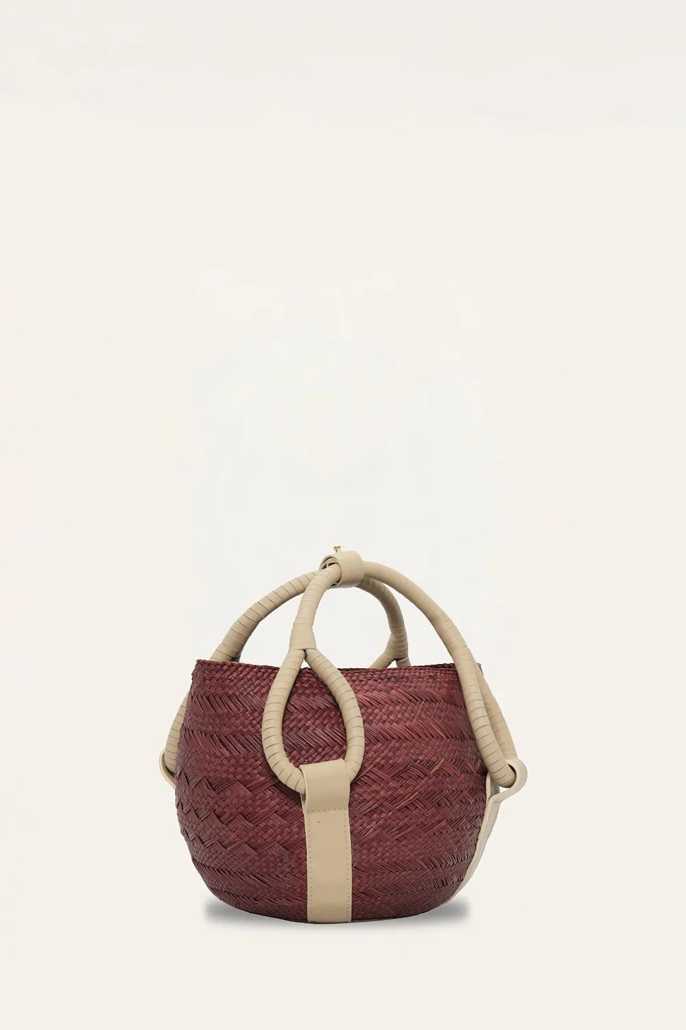 Johanna Ortiz Ballad Of The Frontier mini tote borsa vino