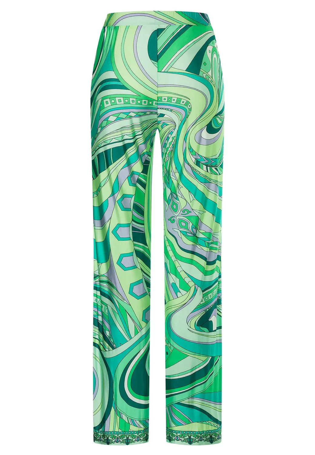 Ana Alcazar Pibara pantaloni jersey fantasia verde