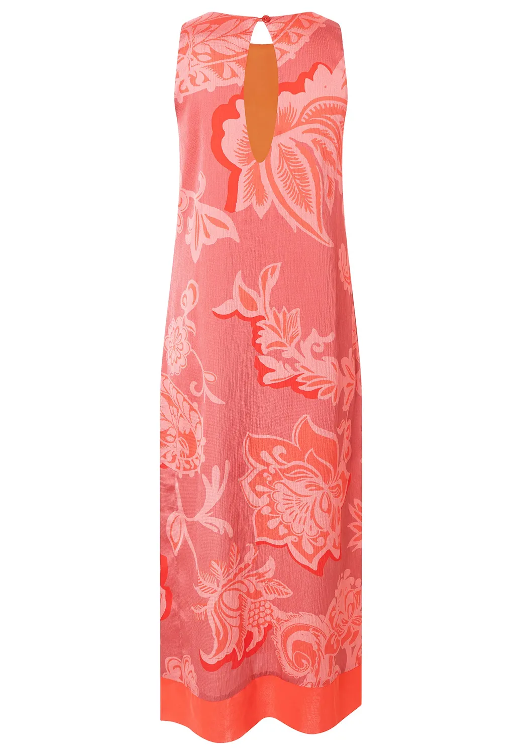 Ana Alcazar Deila vestito maxi raso arancione