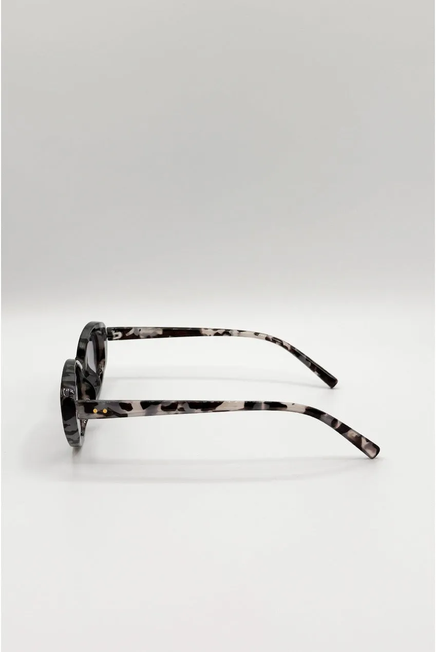 SVNX Classic Cat-Eye occhiali da sole neri protezione UV