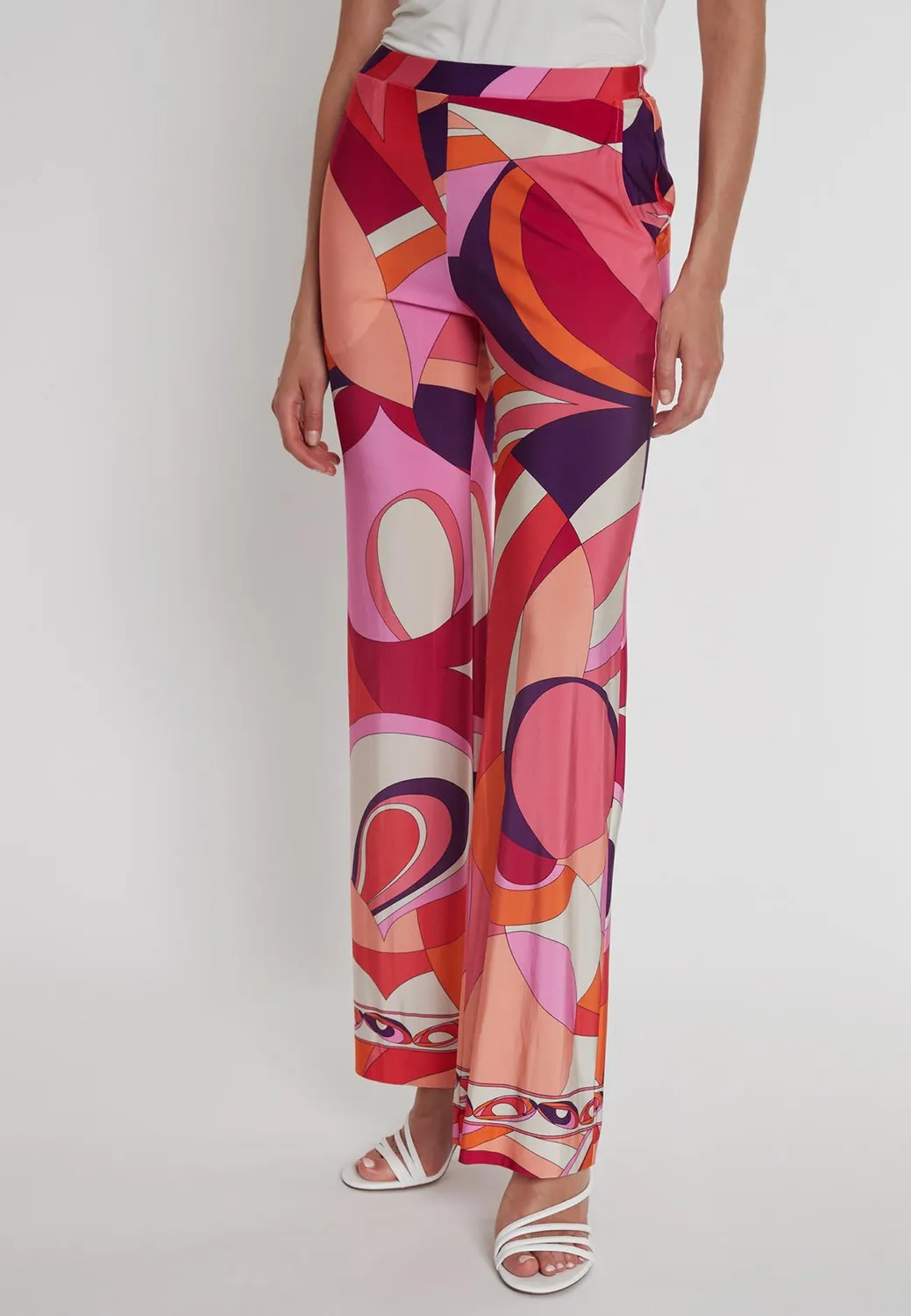 Ana Alcazar Prasia pantaloni jersey pastel retrò