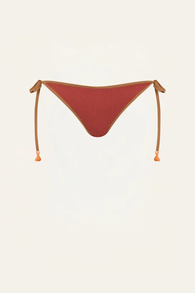 Johanna Ortiz Spiritual Retreat slip bikini rosso chilli
