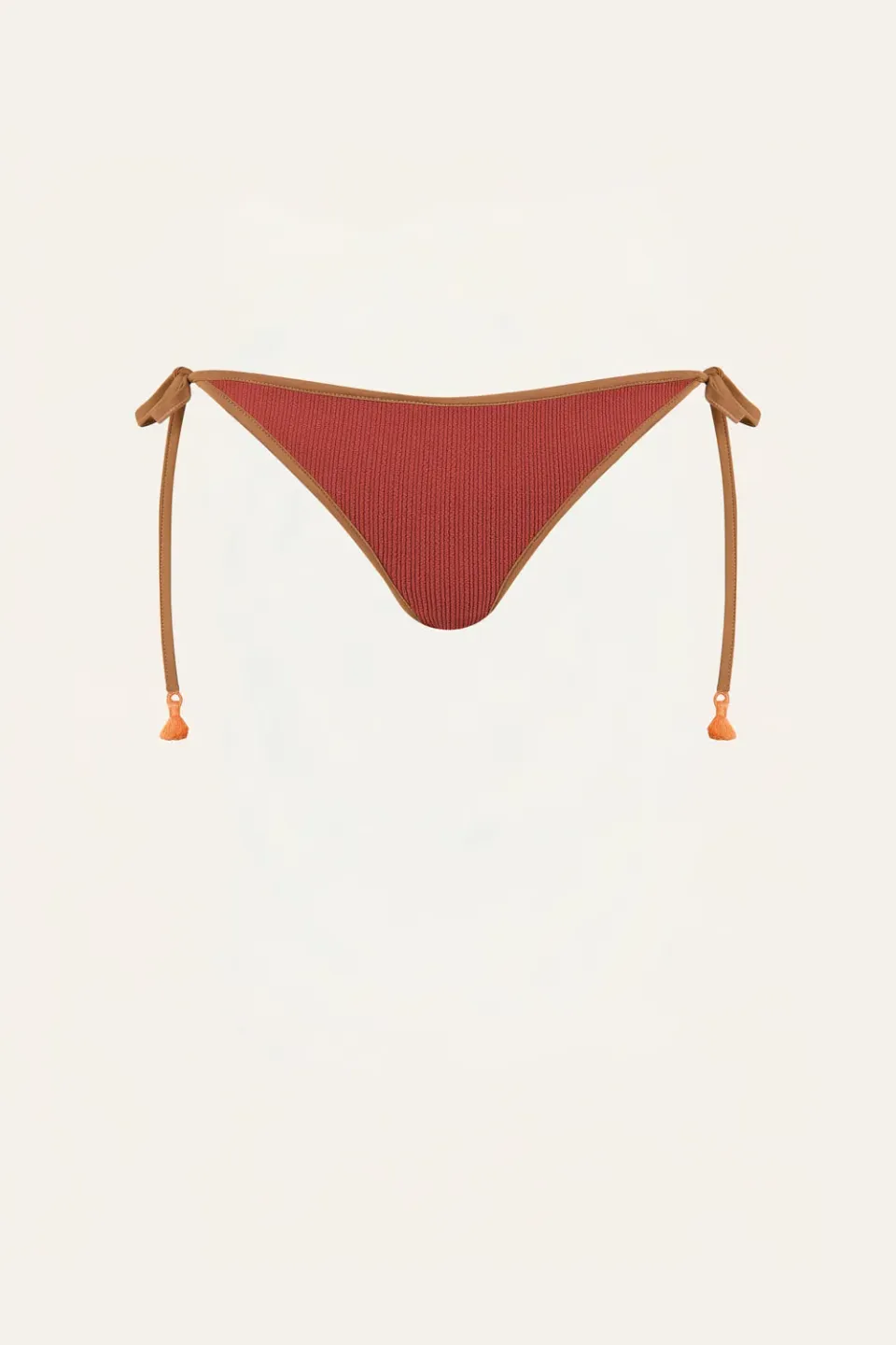 Johanna Ortiz Spiritual Retreat slip bikini rosso chilli