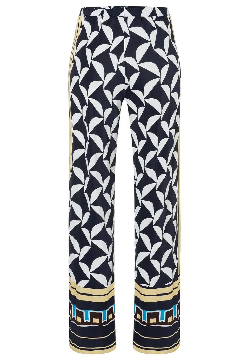 Ana Alcazar Zilmoa pantaloni jersey fantasia grafica
