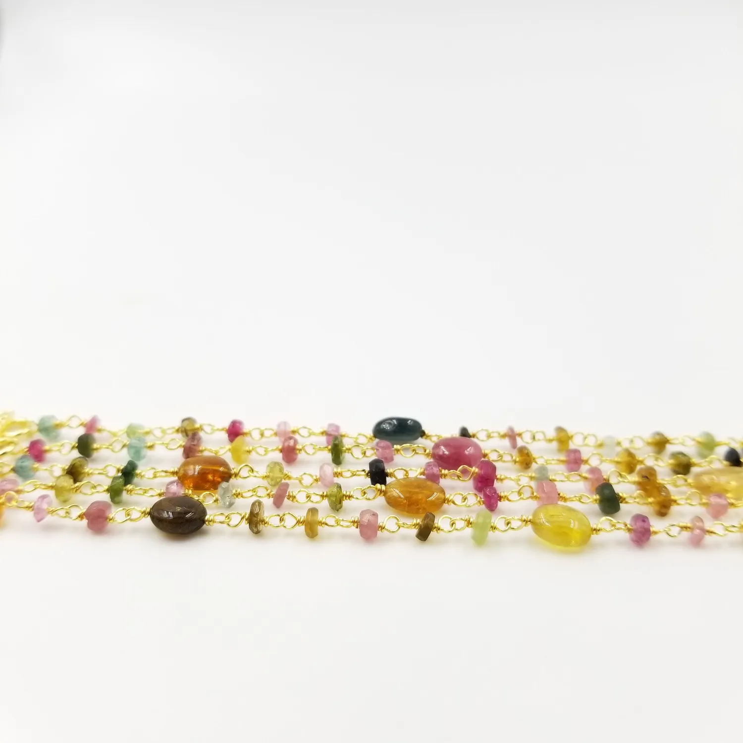 Our Dve Multi-Chain bracciale oro multicolore