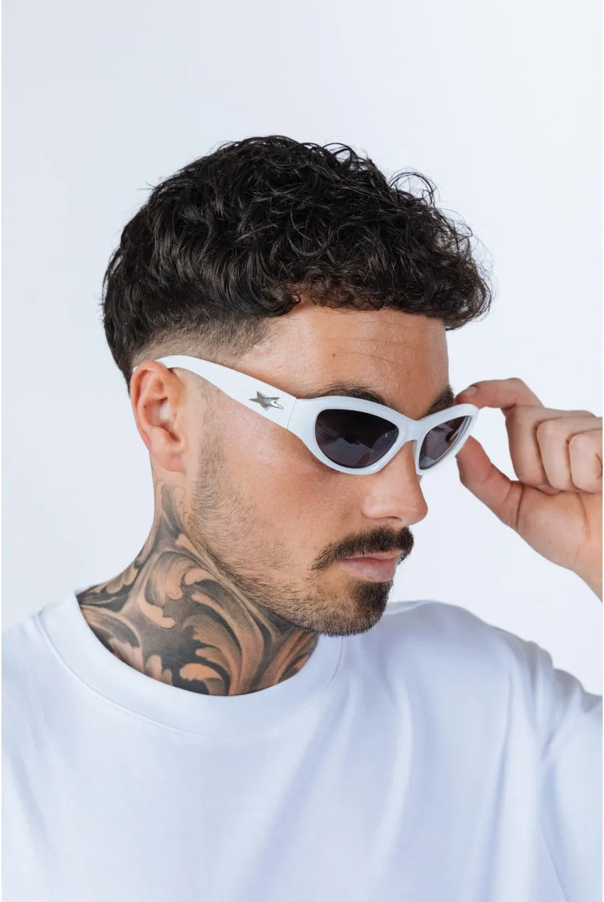 SVNX Star Racer SG2502607 occhiali da sole bianco nero