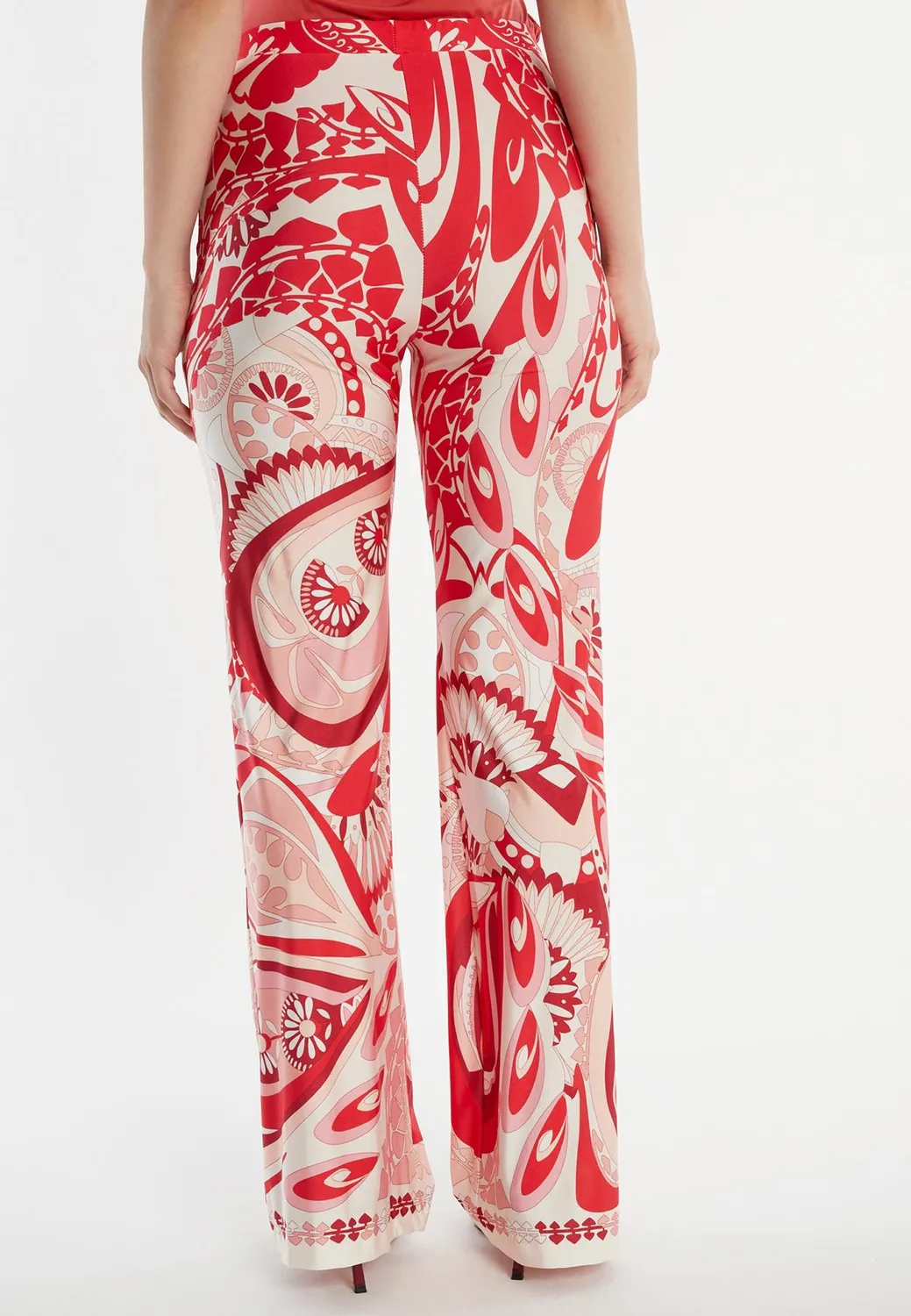 Ana Alcazar Zinora pantaloni jersey fantasia floreale
