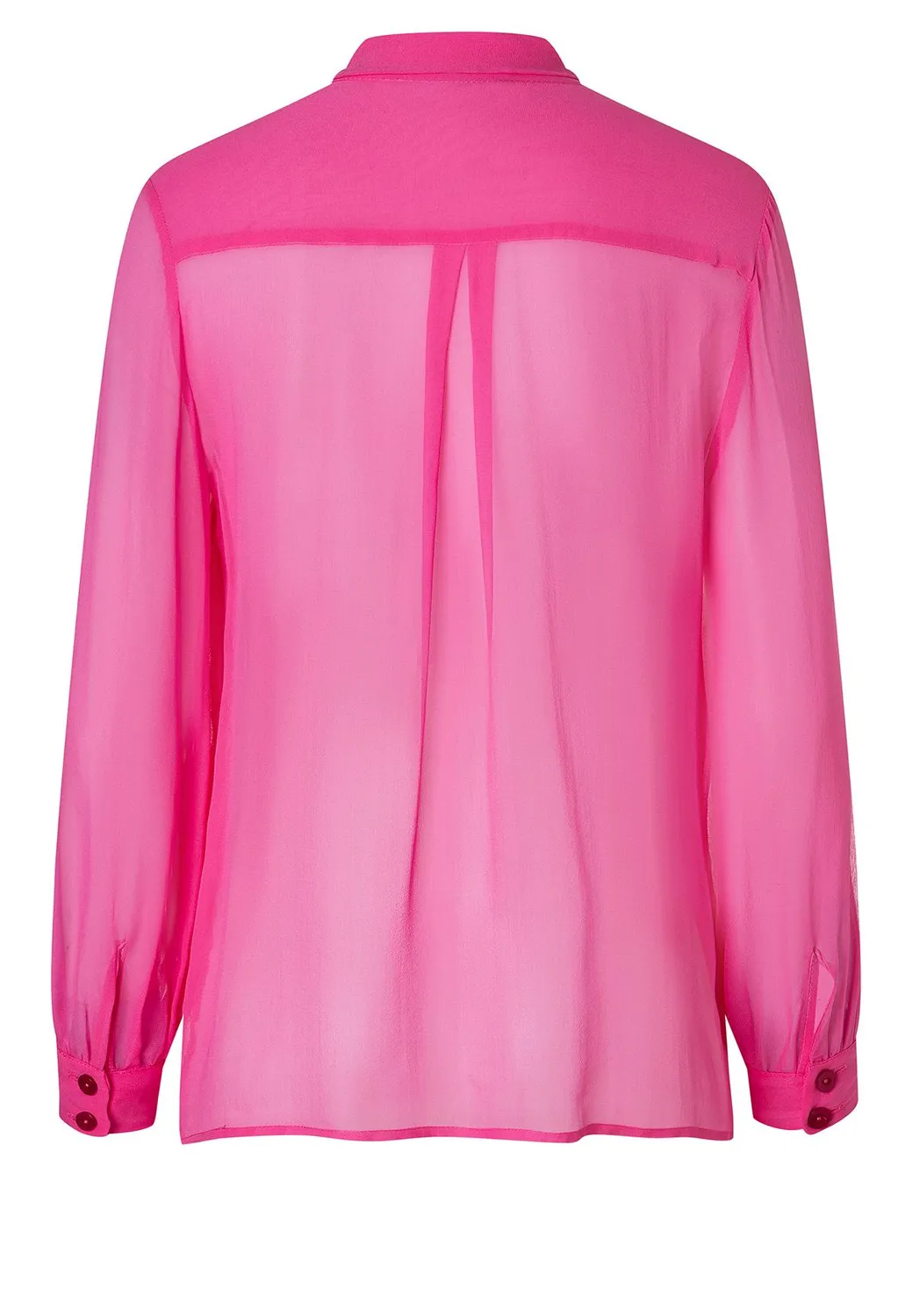 Ana Alcazar Zerina camicetta chiffon rosa fiocco