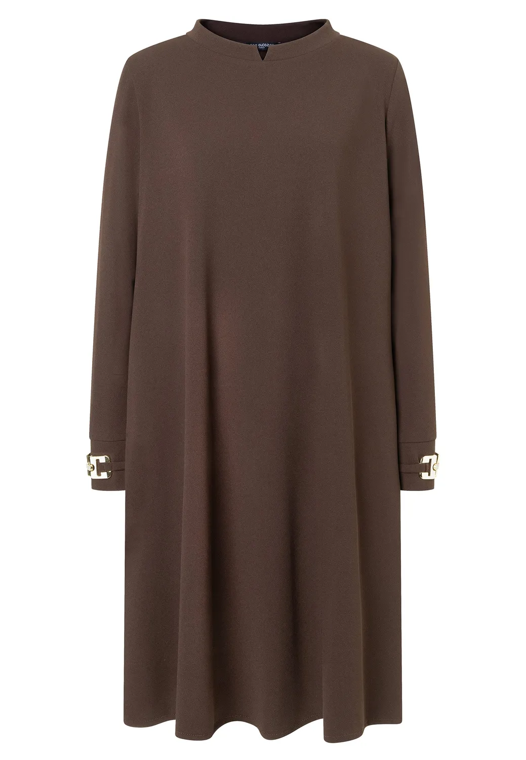 Ana Alcazar Elyonoris abito corto scollo V crepe
