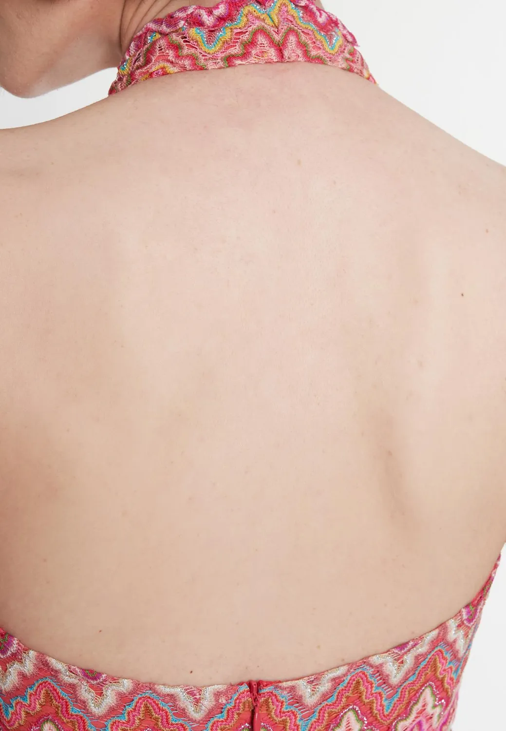 Ana Alcazar 70's Polly tuta intera rosa halter