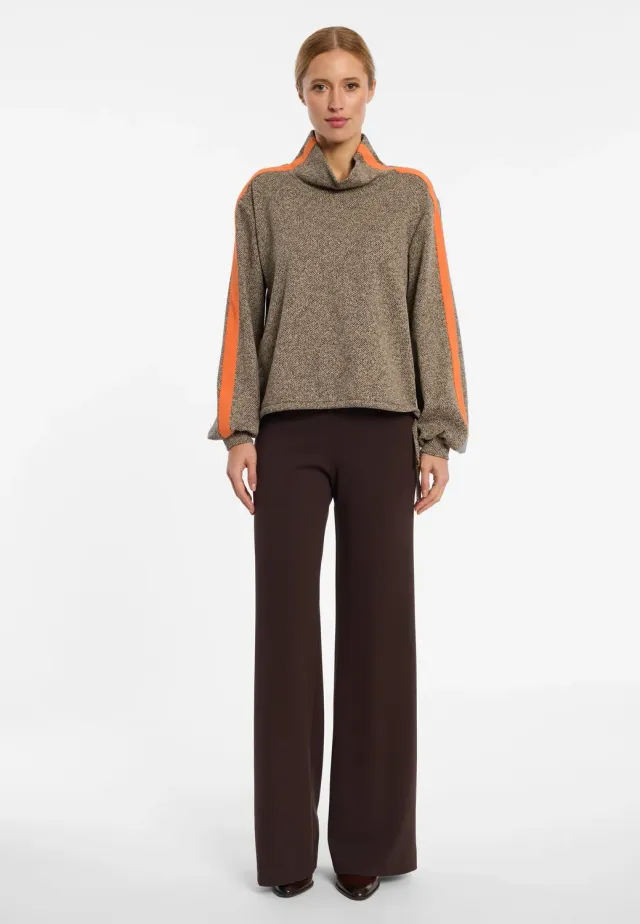 Ana Alcazar Efilary maglione tweed collo alto