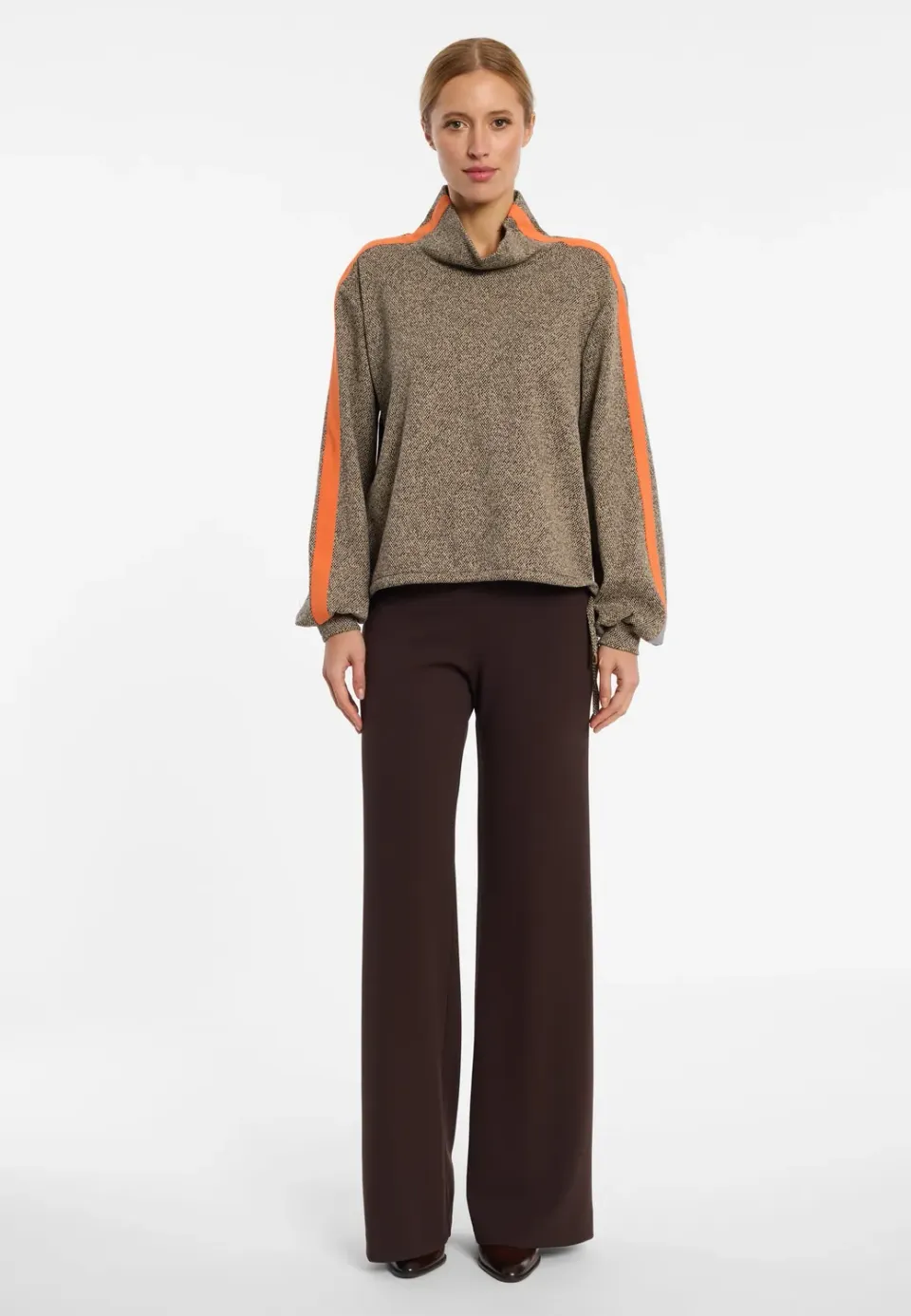 Ana Alcazar Efilary maglione tweed collo alto