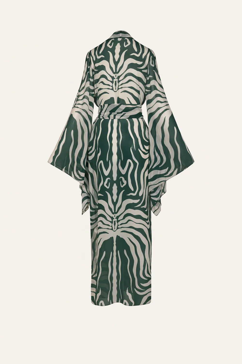 Johanna Ortiz Amazon kimono copricostume verde