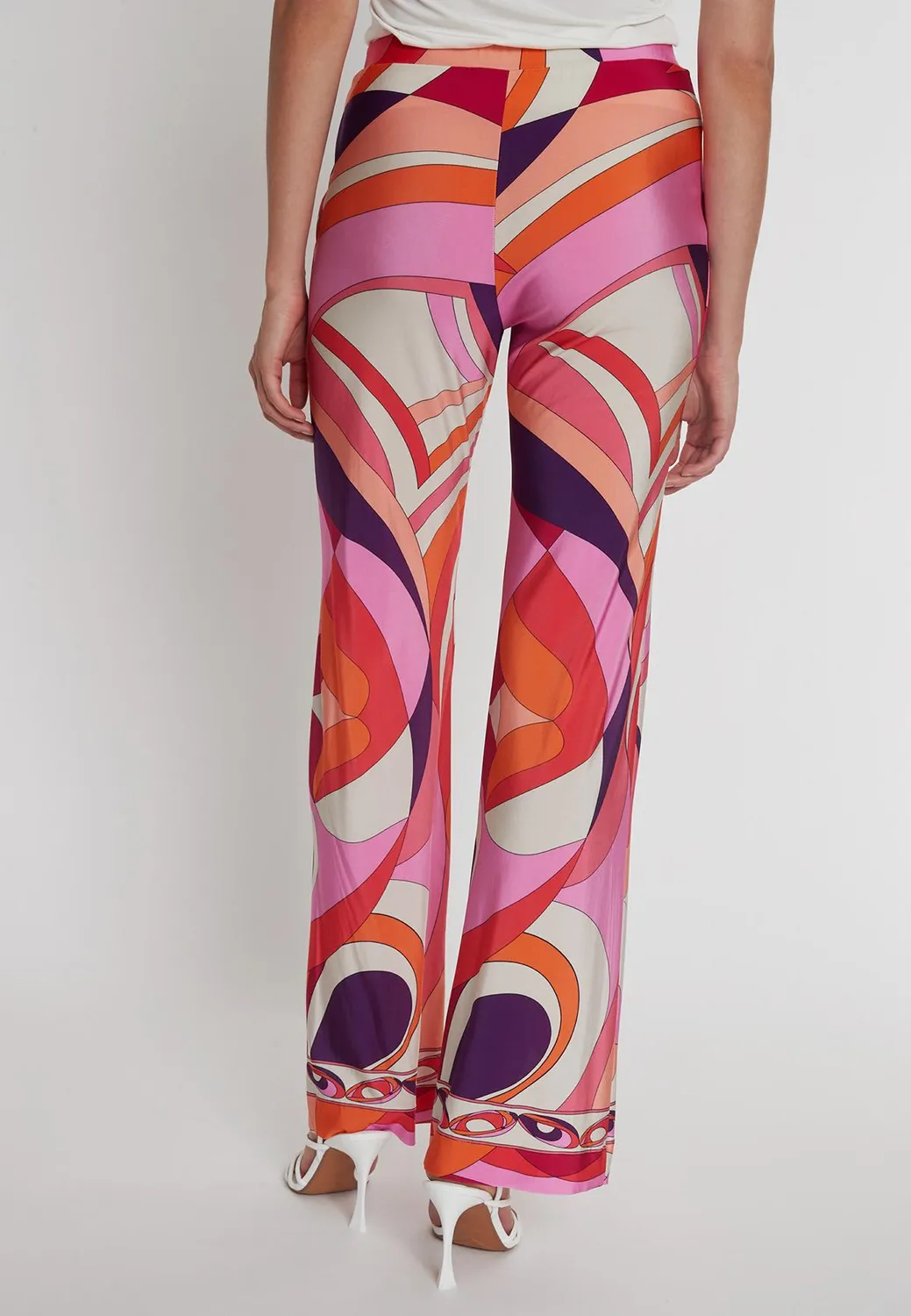 Ana Alcazar Prasia pantaloni jersey pastel retrò
