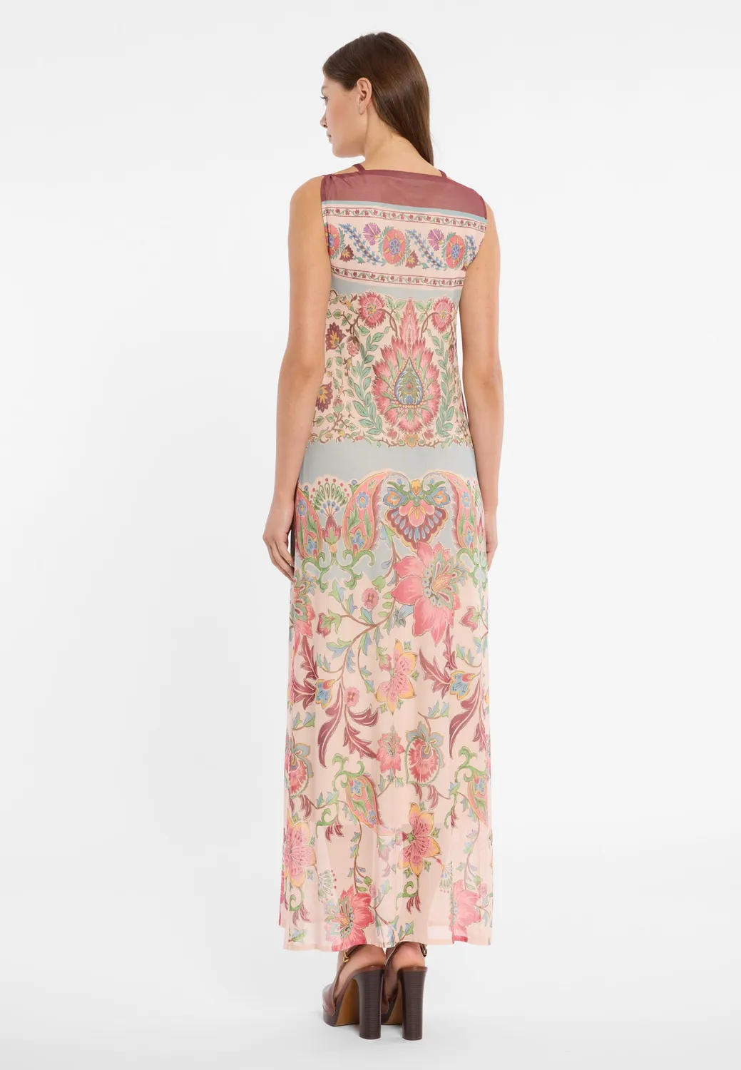 Ana Alcazar Doremil abito boho maxi pastello