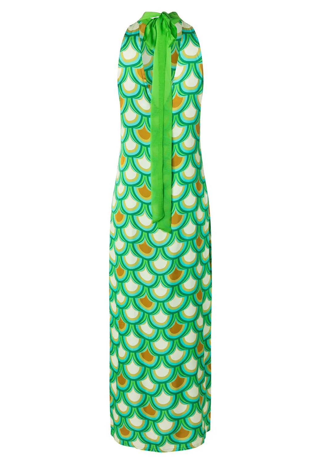 Ana Alcazar Keblis abito maxi fantasia colorata