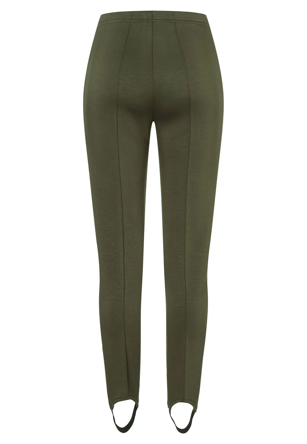 Ana Alcazar Edorienne pantaloni staffa kaki skinny
