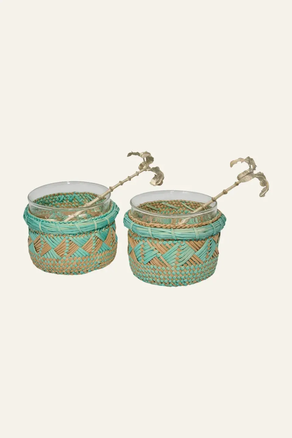 Johanna Ortiz Muisca Salt Pepper set sale pepe aqua