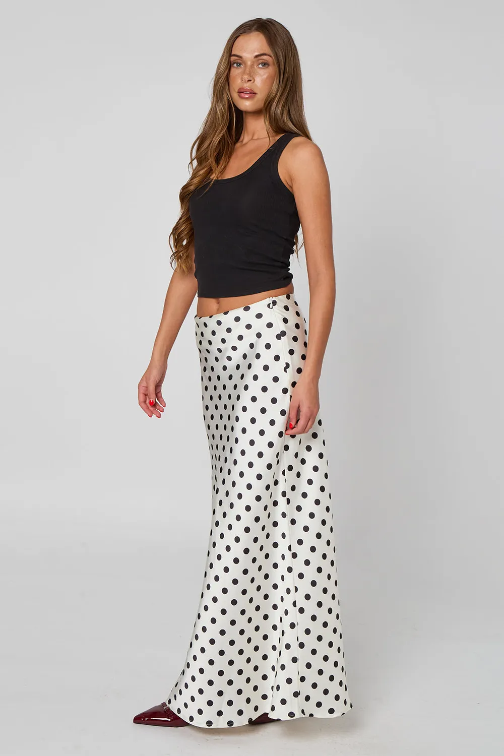 Urban Bliss Spot gonna maxi crema a pois