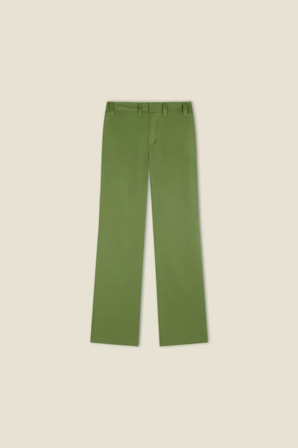Dahlia Lucy pantaloni verde pistacchio in tencel
