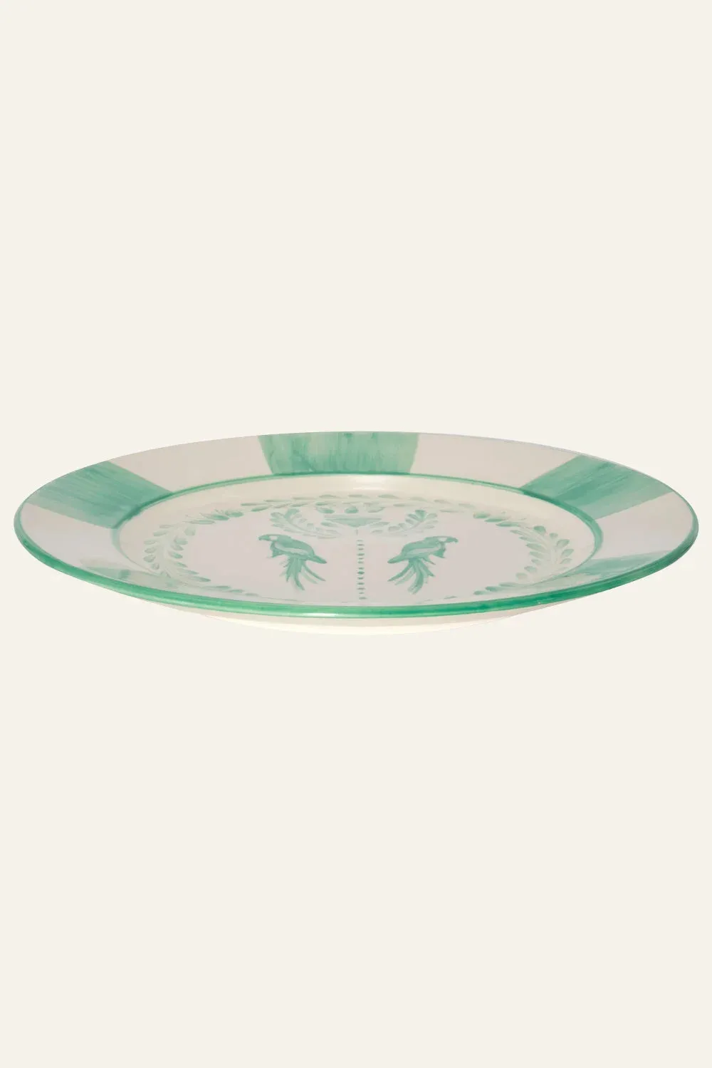 Johanna Ortiz Macao set 2 piatti ceramica acquamarina