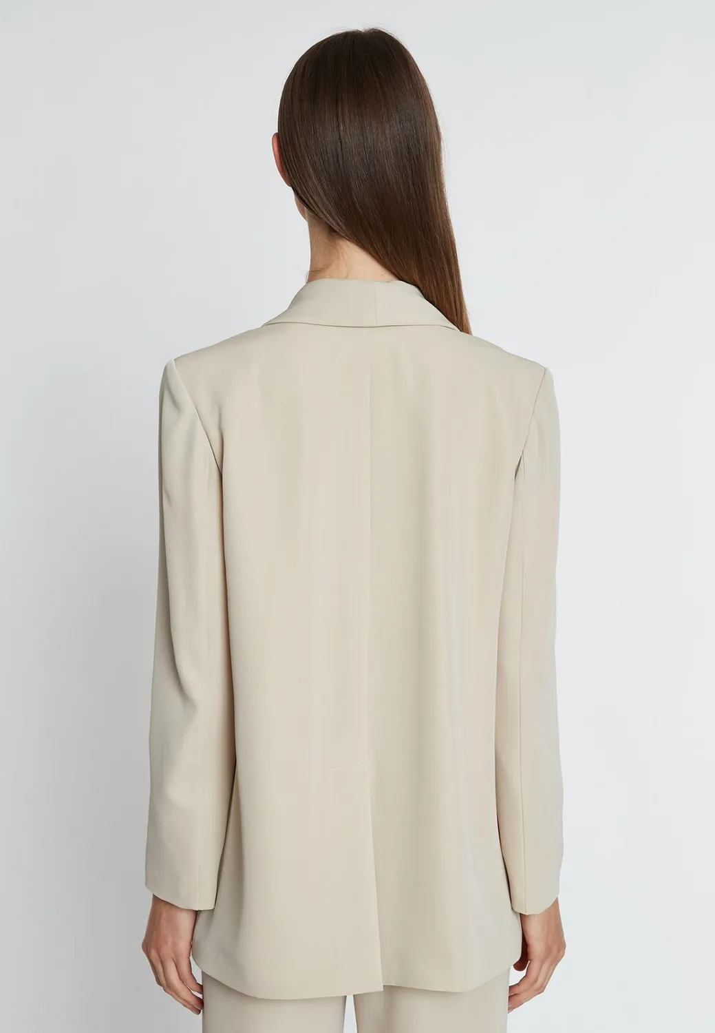 Ana Alcazar Ramina blazer beige viscosa