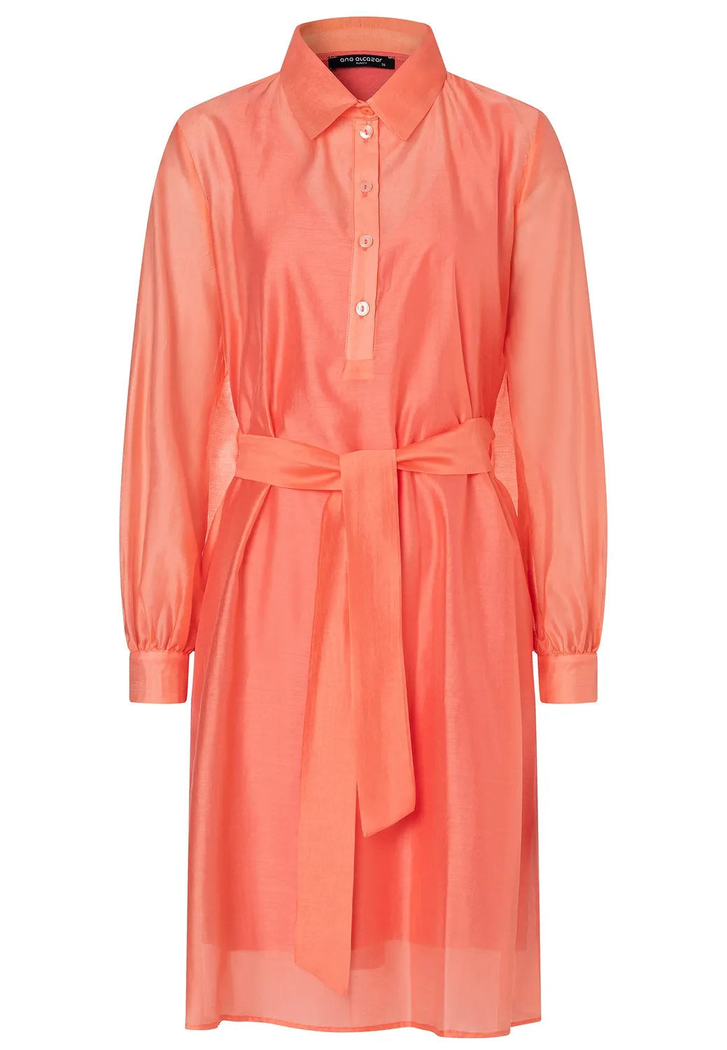 Ana Alcazar Wakia abito camicia arancione