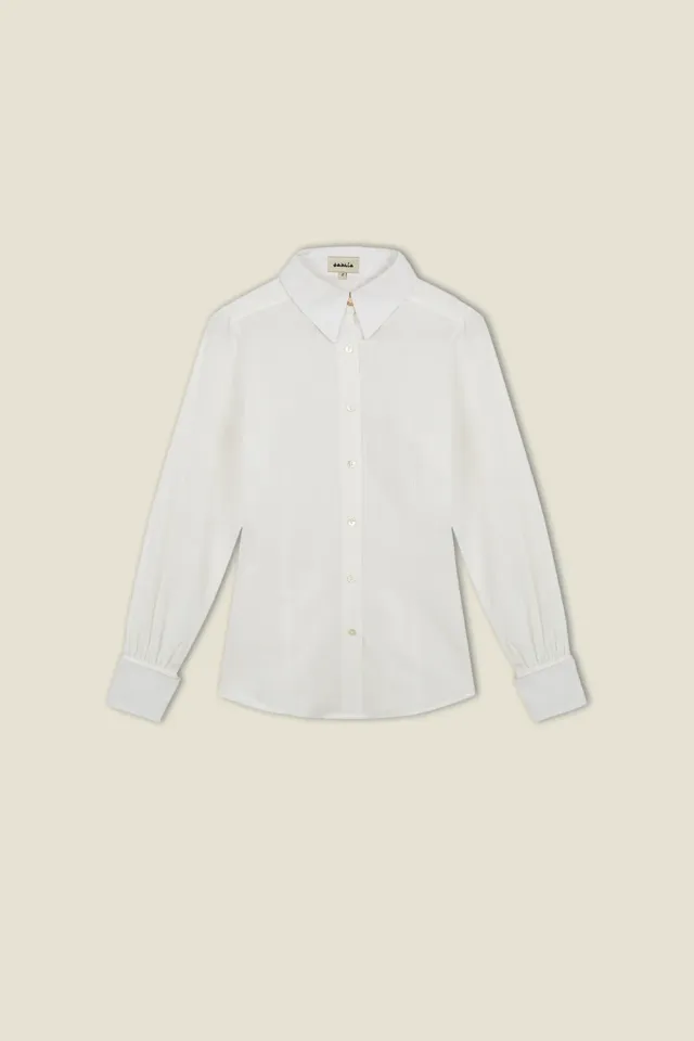 Dahlia Shirt camicia cotone bottoni madreperla