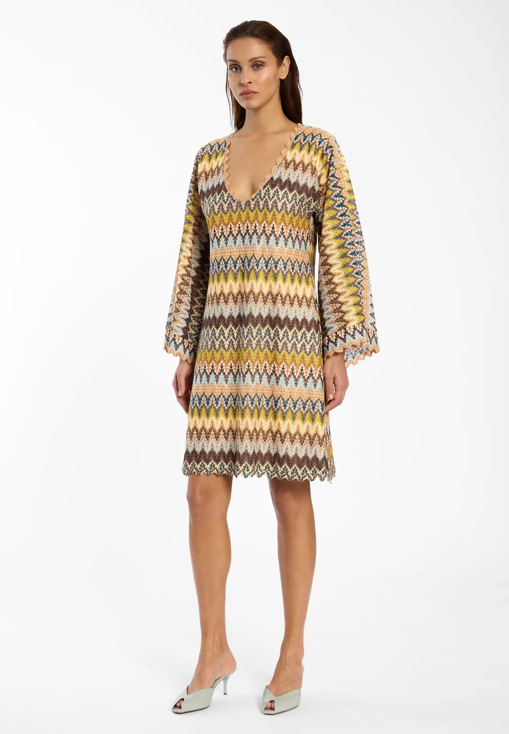 Ana Alcazar Disia abito tunica maglia verde