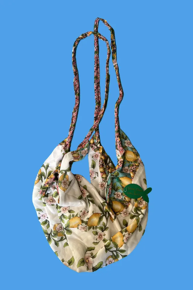Antica Sartoria DV1900 sacca a spalla gialla cotone