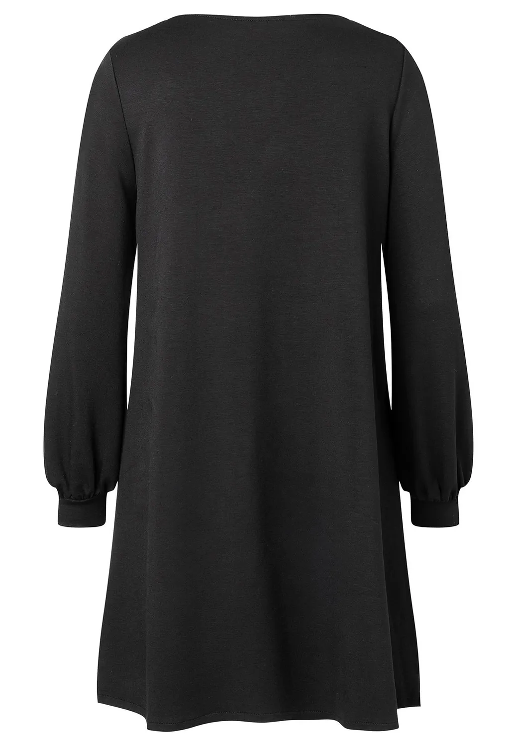 Ana Alcazar Sisa abito babydoll nero jersey