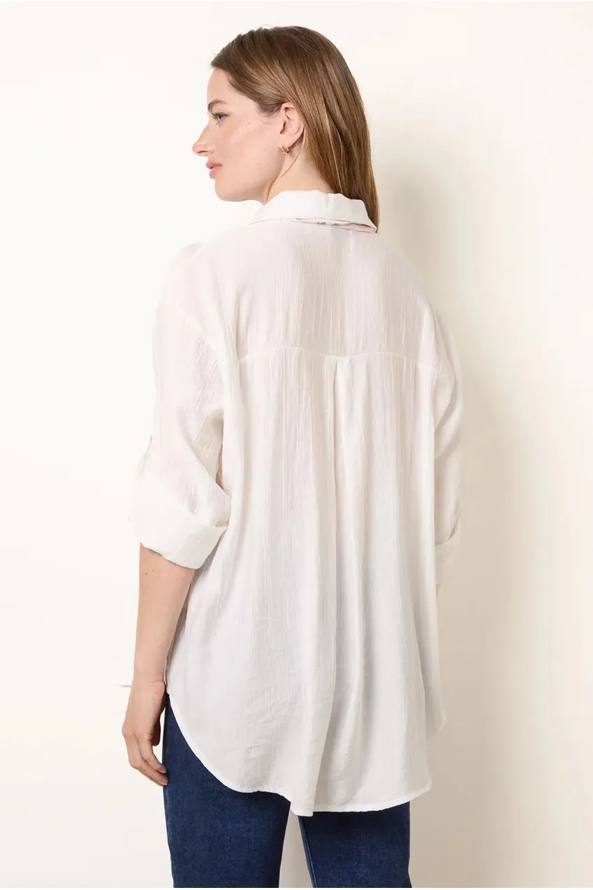 Blue Vanilla Camicia Giallo Limone Viscosa Taglia Unica
