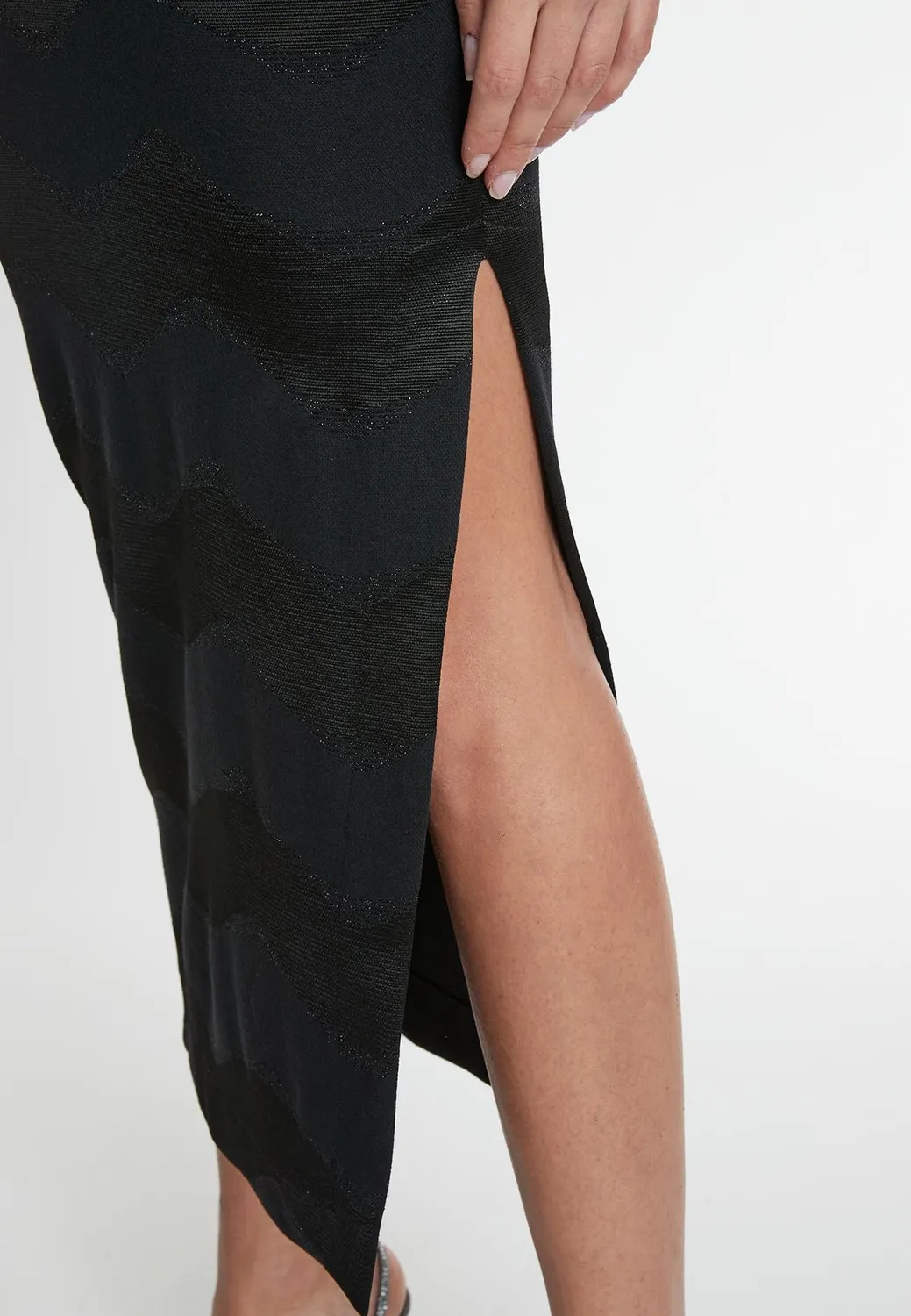 Ana Alcazar Sapja abito tubino midi lurex