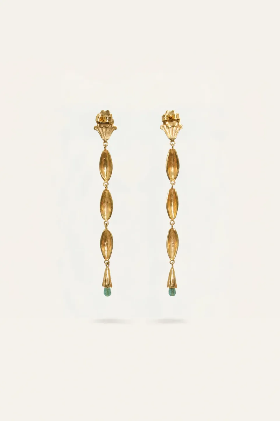 Johanna Ortiz Sacred Roots orecchini oro verde
