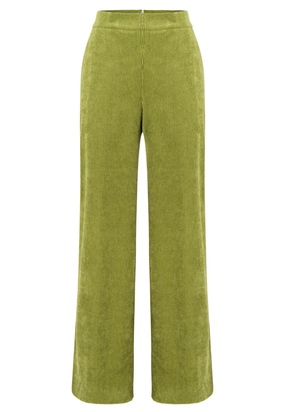 Ana Alcazar Saskea pantaloni velluto verde lime