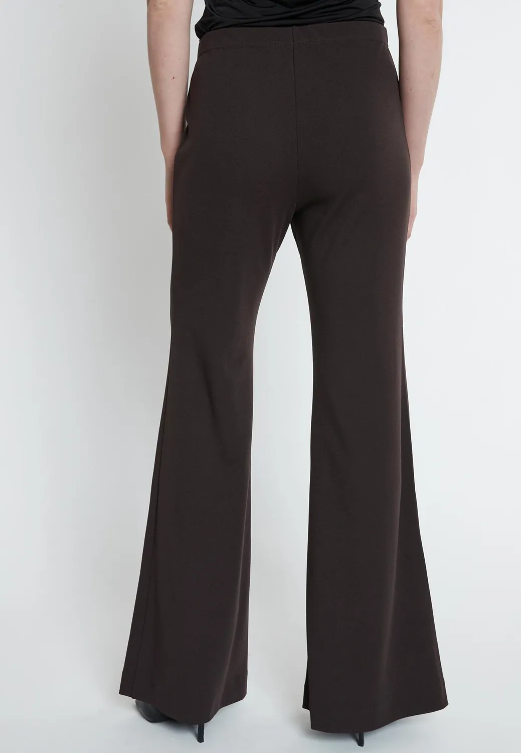 Ana Alcazar Haroni pantaloni zampa marroni
