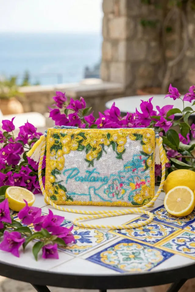 Antica Sartoria Everywhere FC705 pochette cotone gialla