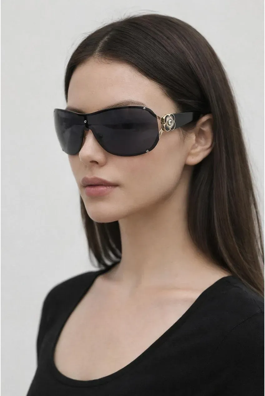 Goddiva SVNX Vintage Rose occhiali da sole neri