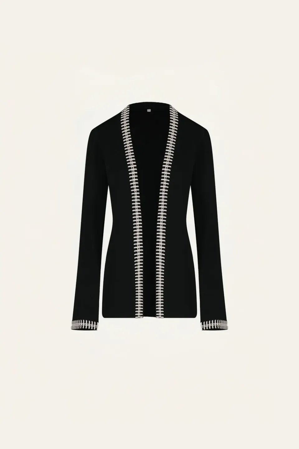 Johanna Ortiz Eternal cardigan maglia nero ecru