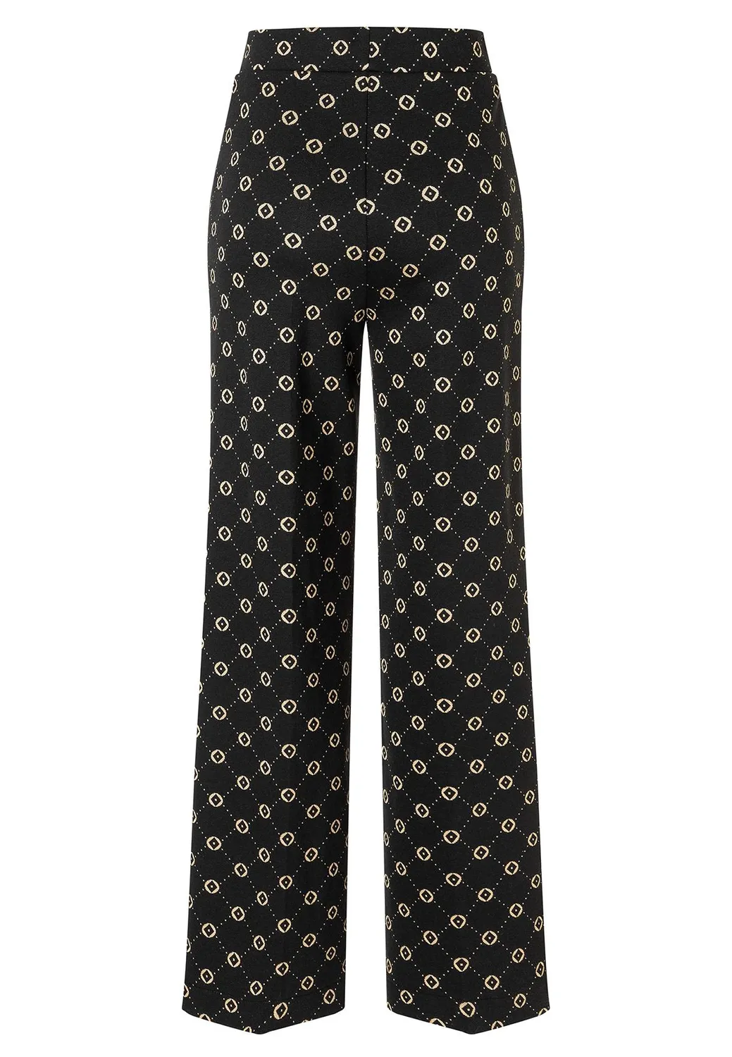 Ana Alcazar Arola pantaloni lunghi stampa oro