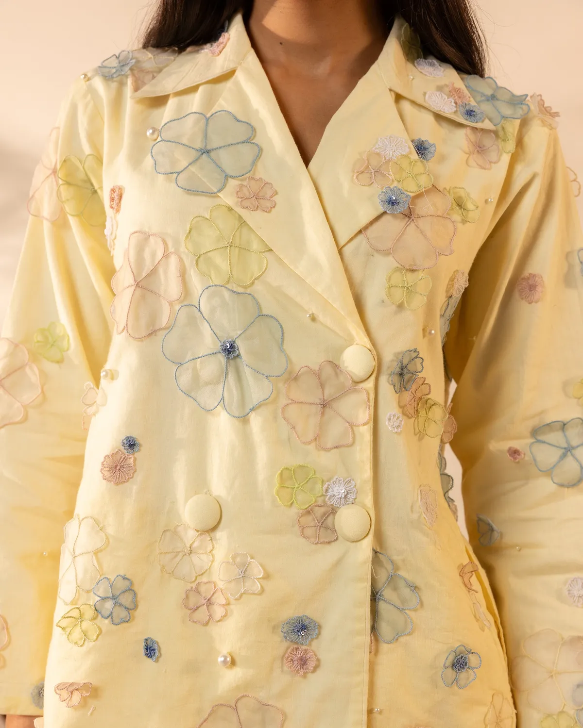 Our Dve Lush Set completo giallo limone 2 pezzi cotone