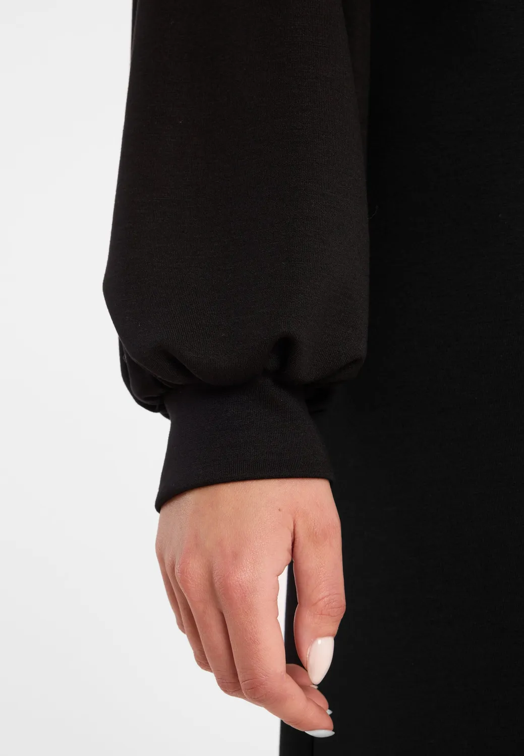 Ana Alcazar Corry mini abito nero cut-out