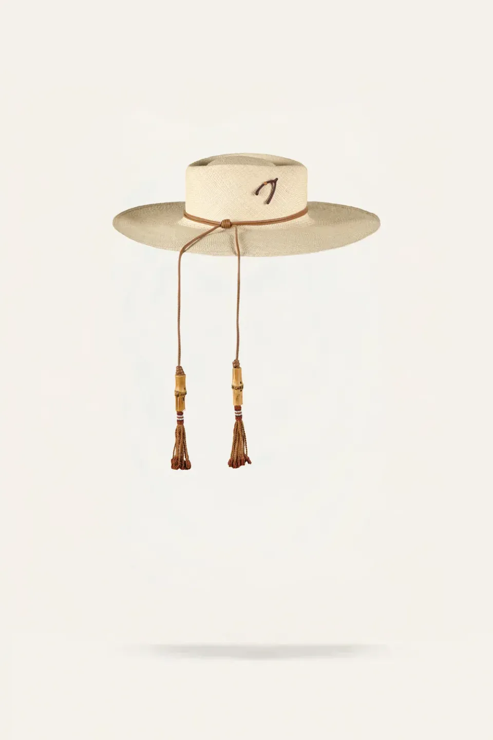 Johanna Ortiz Song Gaucho cappello paglia ecru