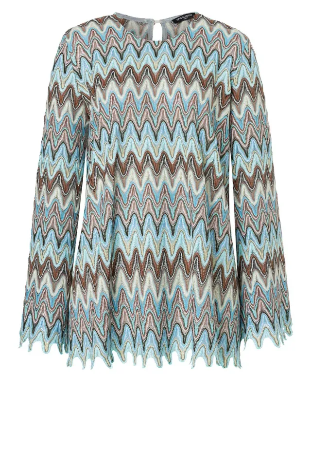 Ana Alcazar Zefosa maglia zigzag manica lunga