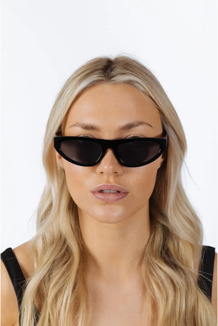 SVNX Retro Oval occhiali da sole nero taglia unica UV400