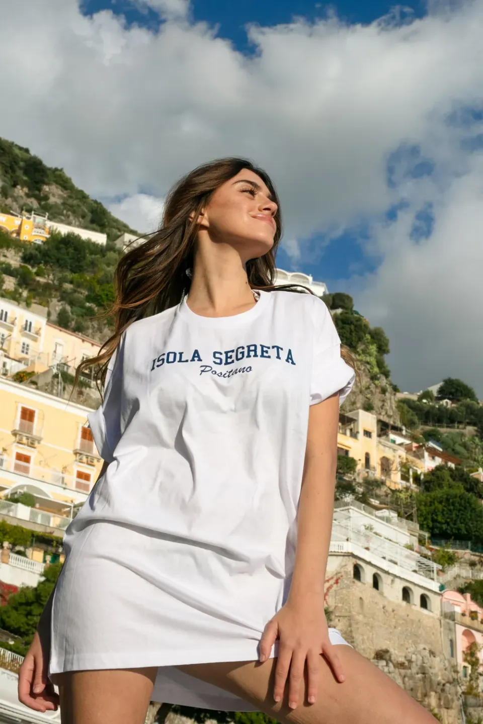Antica Sartoria FM004 t-shirt bianca unisex in cotone