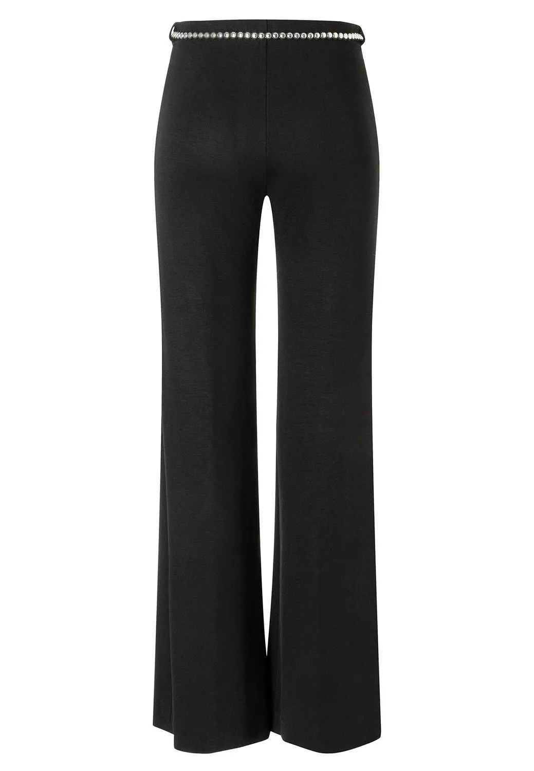 Ana Alcazar Agisi Pantaloni Zampa Neri Elasticizzati