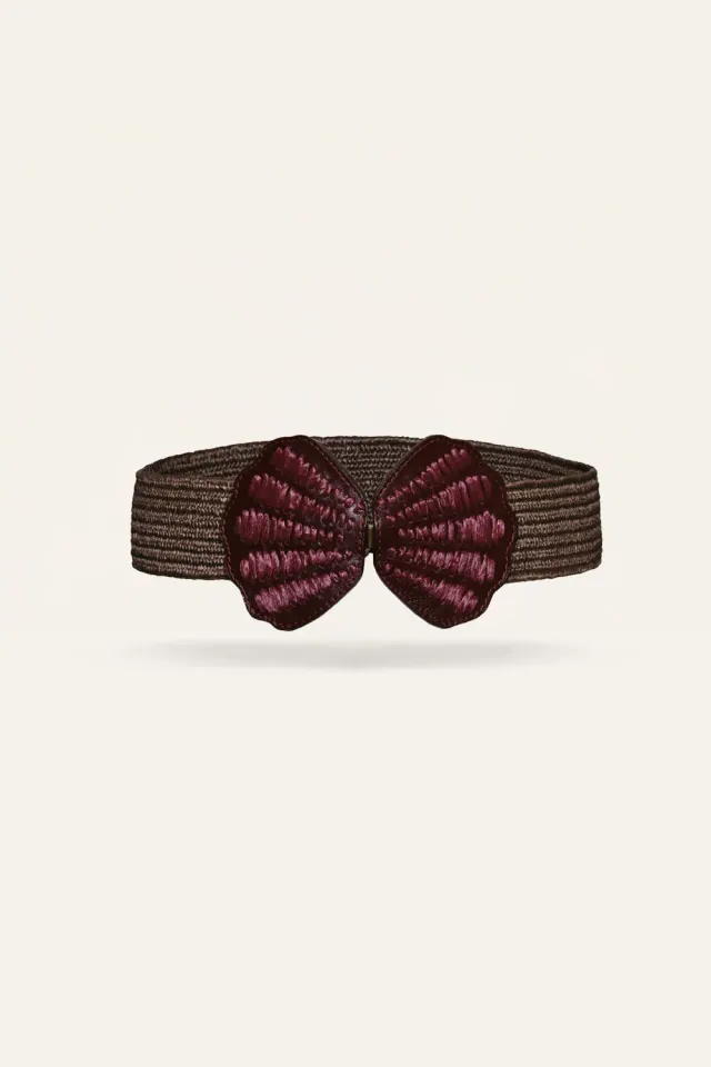 Johanna Ortiz Boho Seashells cintura vino conchiglia