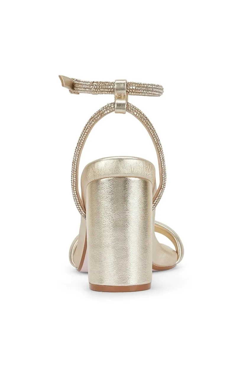 Malow London Sabrina sandali oro tacco 8,5 cm